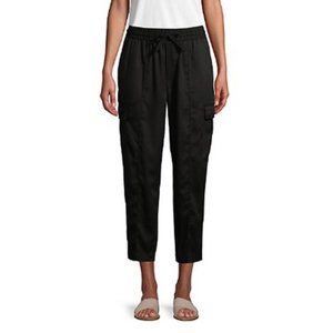 ATM Black Crop Cargo Pant - size Medium, NWT